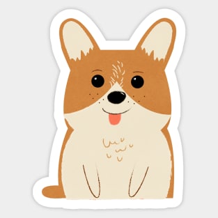 Corgi Sticker